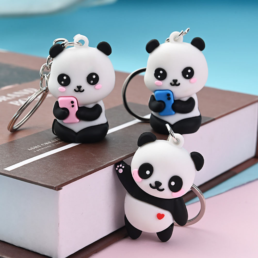 Women'S Accessories Gift Ideas - พวงกุญแจรูปคู่แพนด้าน่ารัก - เครื่องประดับกระเป๋าและรถยนต์สุดเก๋สำหรับผู้หญิง ไอเดียของขวัญเครื่องประดับที่ไม่เหมือนใคร