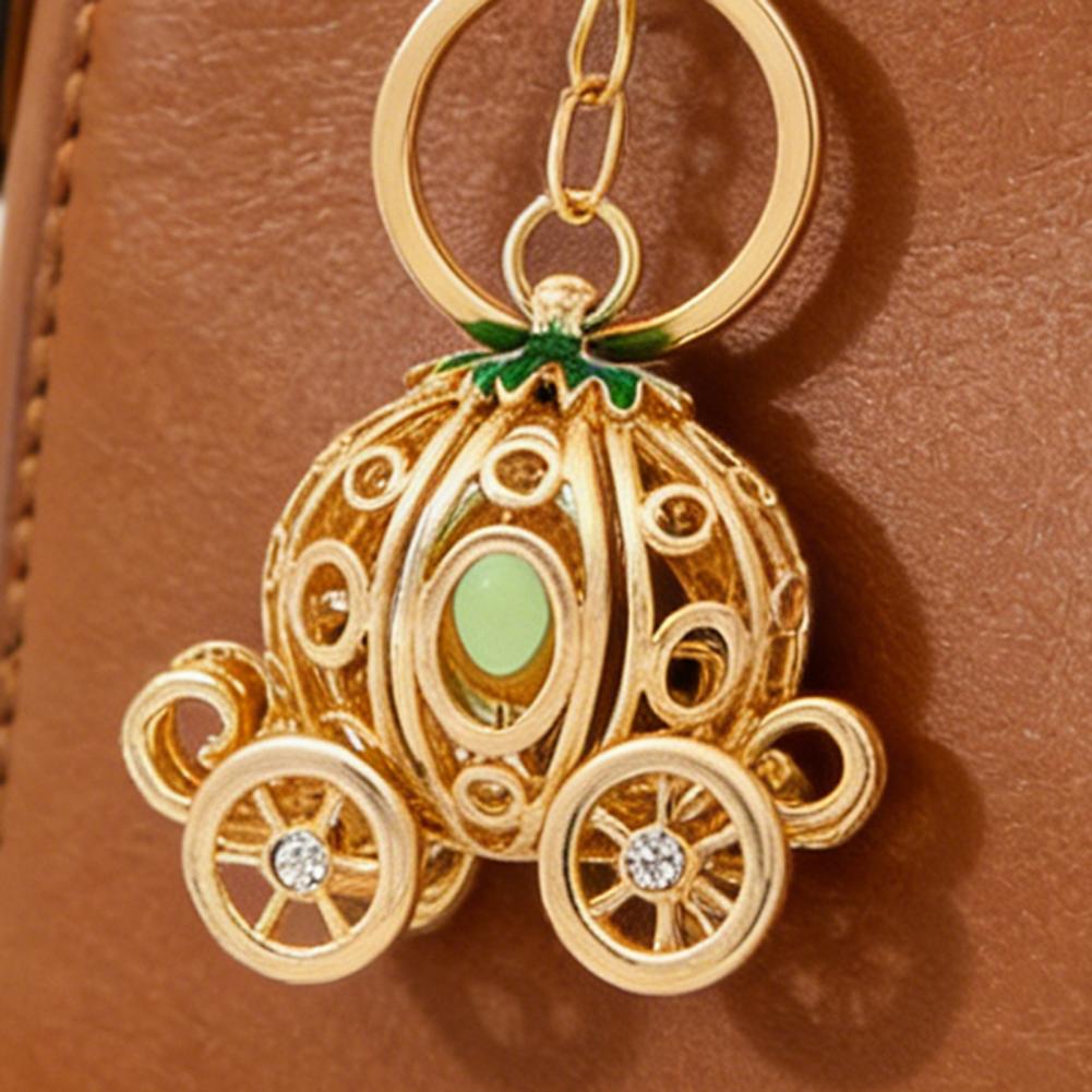 Women'S Accessories Coach - พวงกุญแจรถม้าฟักทอง ตำนานเทพนิยาย พวงกุญแจรถม้าฟักทองประดับเพชร พวงกุญแจเคลือบเงา ประกายระยิบระยับ ของตกแต่งรถยนต์สำหรับผู้หญิงและเด็กผู้หญิง