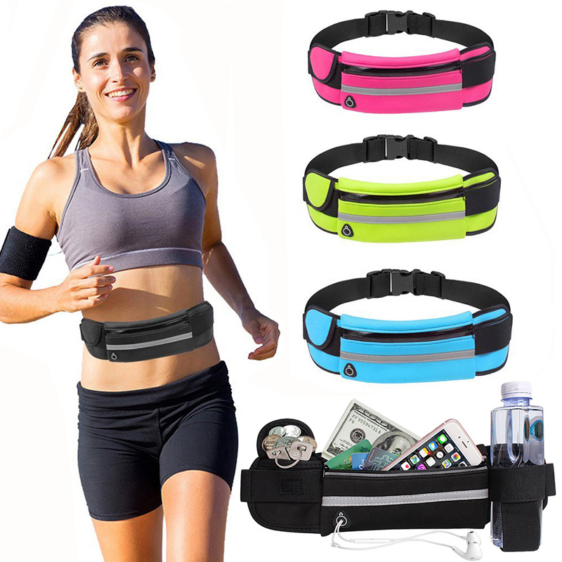 Women'S Running Accessories - กีฬา Fanny Pack ผู้หญิงวิ่งเอวกระเป๋าเข็มขัดผู้ชายกระเป๋าโทรศัพท์ยิมกระเป๋า Water Hydration