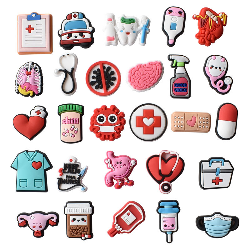 Women'S Accessories Crocs - รองเท้าพยาบาล Charms สําหรับ Crocs อุปกรณ์เสริมพยาบาล Pins