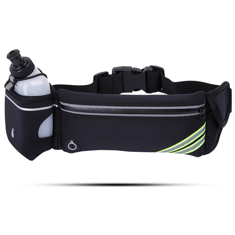Women'S Running Accessories - กระเป๋าคาดเอววิ่งออกกำลังกาย สำหรับผู้หญิงและผู้ชาย ใส่โทรศัพท์ได้ พร้อมช่องใส่ขวดน้ำ กันน้ำ อุปกรณ์เสริมสำหรับวิ่ง
