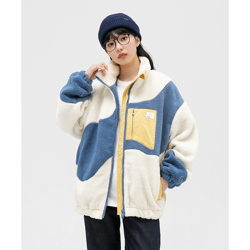 Women'S Accessories Coach - สินค้ามาใหม่สำหรับฤดูหนาว Lambswool หนาผู้หญิง Varsity Coach แจ็คเก็ต