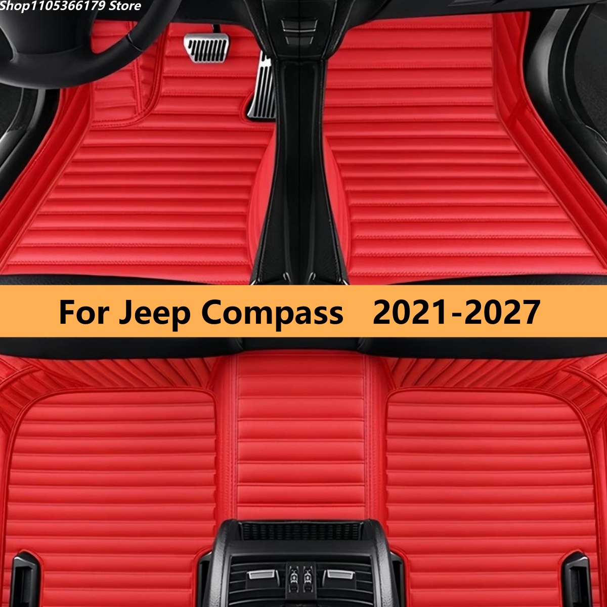 Women'S Jeep Accessories - พรมปูพื้นรถยนต์แบบสั่งทำพิเศษสำหรับรถจี๊ป คอมพาส ปี 2021 2022 2023