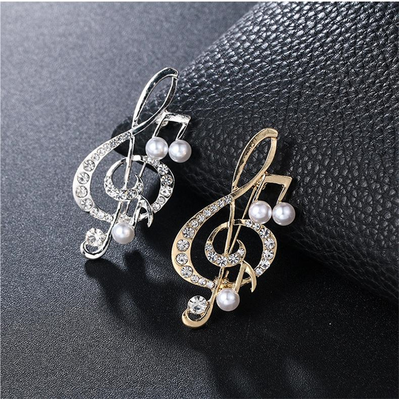 Women'S Accessories Gift Ideas - 1 PC Elegant Musical Note เข็มกลัดสไตล์ชุดอุปกรณ์เสริมสําหรับกระเป๋าเป้สะพายหลังผู้ชาย