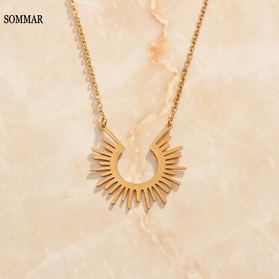 Women'S Accessories Online India - Sommar ช้อปปิ้งออนไลน์สร้อยคอผู้หญิงชุบทองอินเดียและจี้รังสีดวงอาทิตย์ Choker เครื่องประดับเครื่องประดับงานแต่งงาน