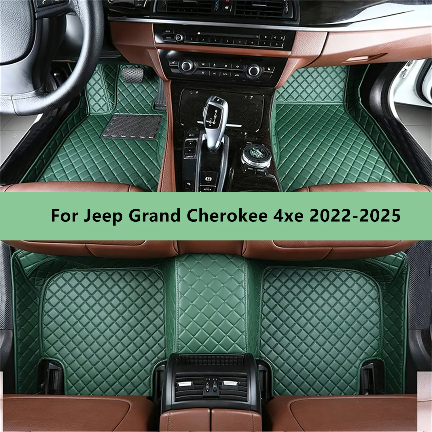 Women'S Jeep Accessories - พรมปูพื้นรถยนต์สำหรับรถจี๊ป แกรนด์ เชอโรกี 4xe 2022-2025 พรมปูพื้นสำหรับผู้ชายผู้หญิงอุปกรณ์ตกแต่งภายในรถยนต์