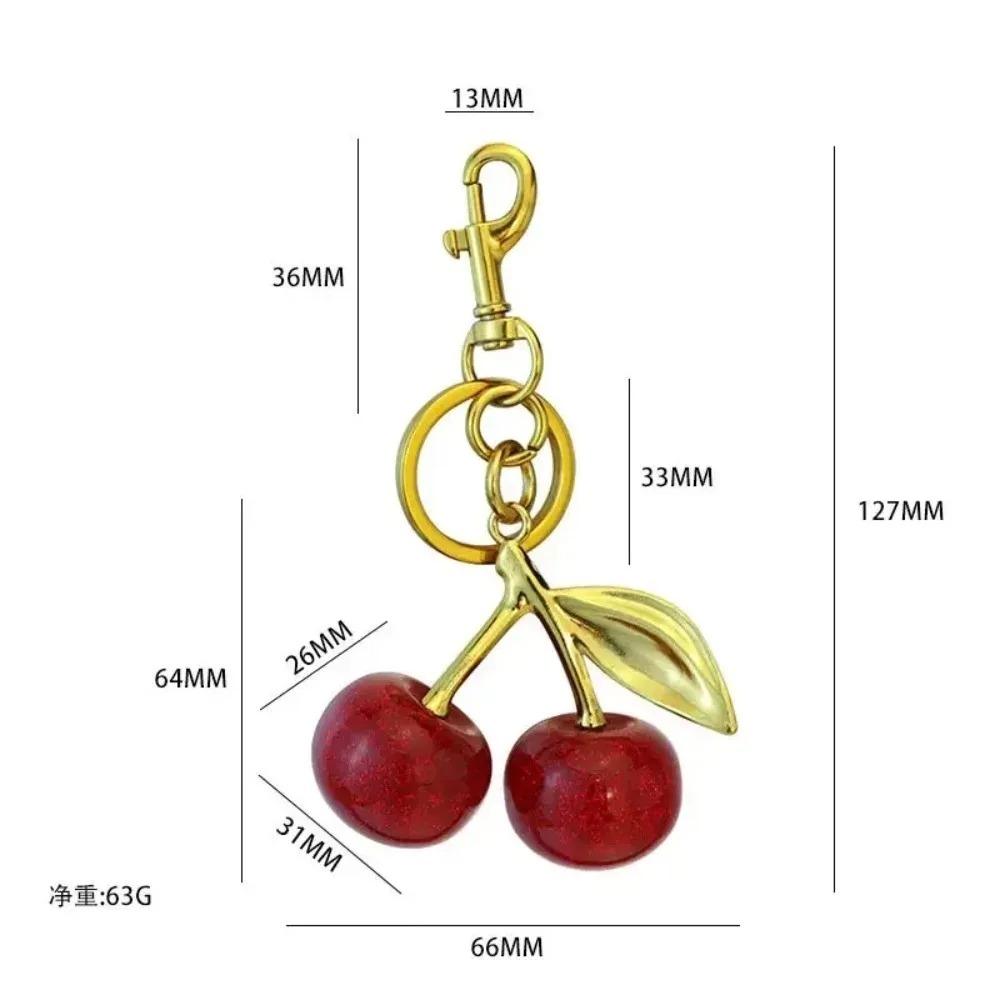 Women'S Accessories Coach - จี้ห้อยกระเป๋าคริสตัลเชอร์รี่สุดฮิต 1 ชิ้น, พวงกุญแจตกแต่งกระเป๋าถือสะพายไหล่สำหรับผู้หญิง เหมาะสำหรับกระเป๋า Coach