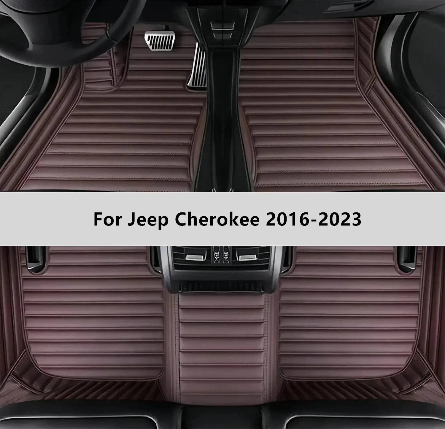 Women'S Jeep Accessories - พรมปูพื้นรถยนต์แบบสั่งทำพิเศษสำหรับรถจี๊ปเชอโรกี ปี 2016-2023 อุปกรณ์เสริมพรมปูพื้นรถยนต์ สำหรับผู้ชายและผู้หญิง อุปกรณ์ตกแต่งภายในรถยนต์