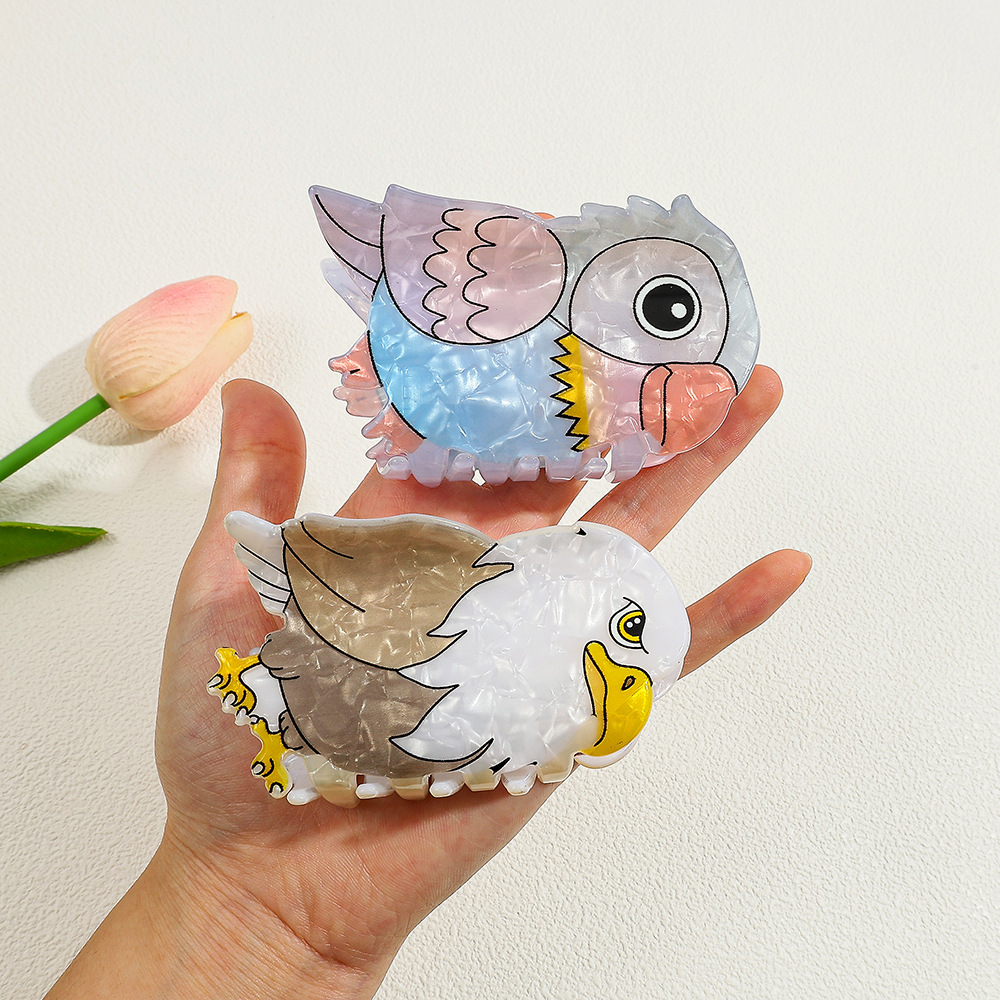 กิ๊บหนีบผมอะคริลิกลายการ์ตูนนก - Women'S Eagles Accessories บทวิจารณ์และราคา