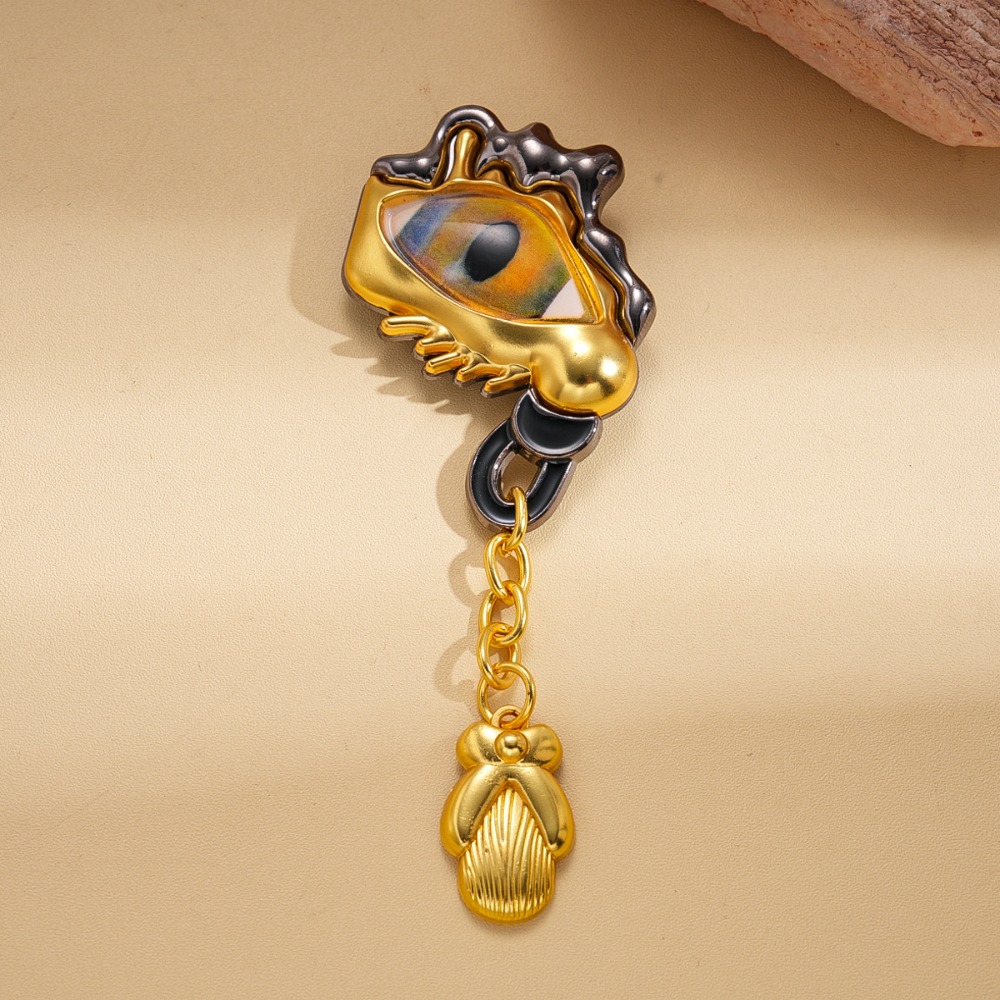 เข็มกลัดโลหะรูปหยดน้ำประดับพู่ - Women Accessories Jewelry บทวิจารณ์และราคา