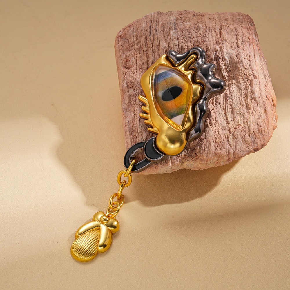 เข็มกลัดโลหะรูปหยดน้ำประดับพู่ - Women Accessories Jewelry บทวิจารณ์และราคา