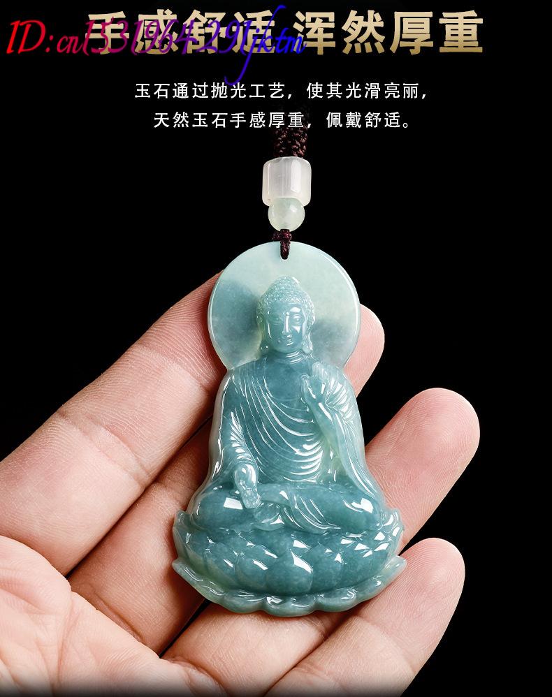 หยกพม่าธรรมชาติพระพุทธรูปจี้สร - Women Accessories Jewelry บทวิจารณ์และราคา