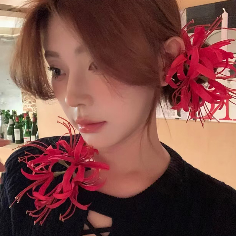 กิ๊บติดผมบรรยากาศริมทะเลลายดอก - Women Accessories Photos บทวิจารณ์และราคา