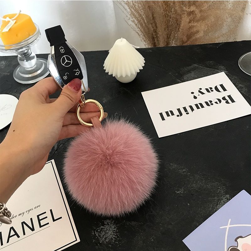 2024 Fluffyจริงฟ็อกซ์Fur Ball  - Women'S Emo Accessories บทวิจารณ์และราคา