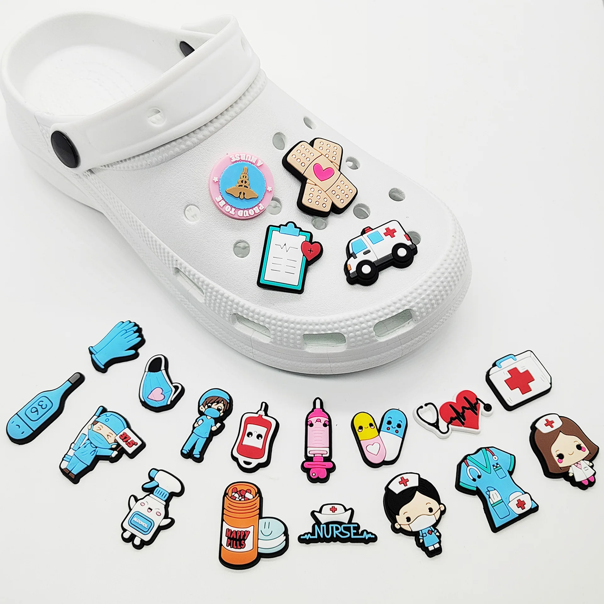 ใหม่1ชิ้นรองเท้าพีวีซีเสน่ห์สำ - Women'S Accessories Crocs บทวิจารณ์และราคา