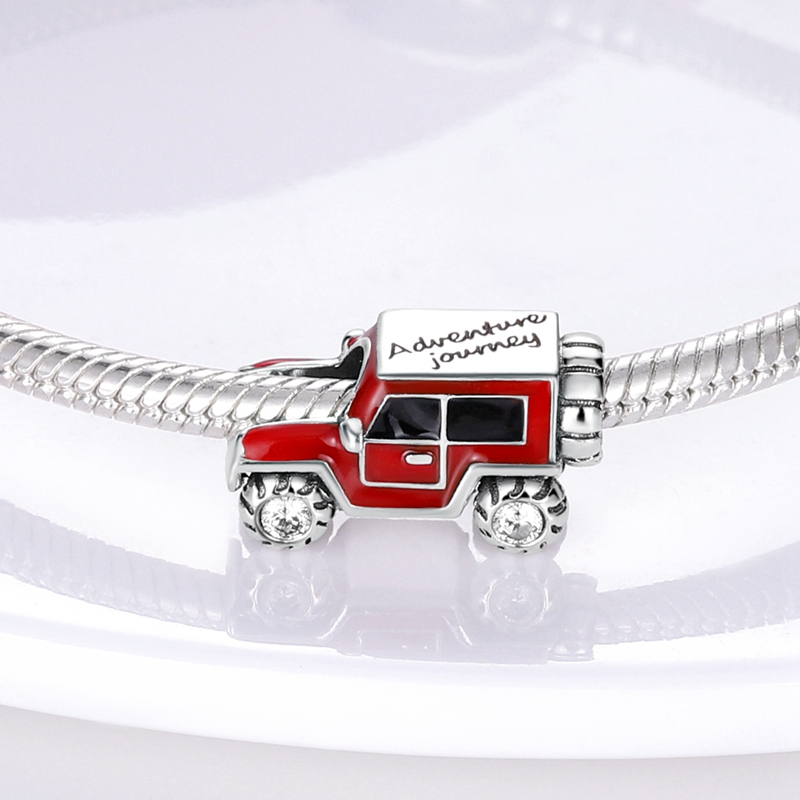 ชาร์มเงินแท้ 925 รูปรถจี๊ปสีแด - Women'S Jeep Accessories บทวิจารณ์และราคา