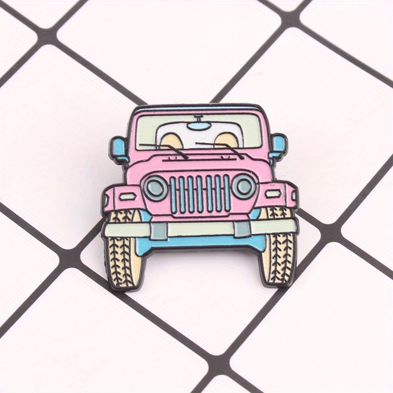 เข็มกลัดเคลือบการ์ตูนรถจี๊ปสีช - Women'S Jeep Accessories บทวิจารณ์และราคา