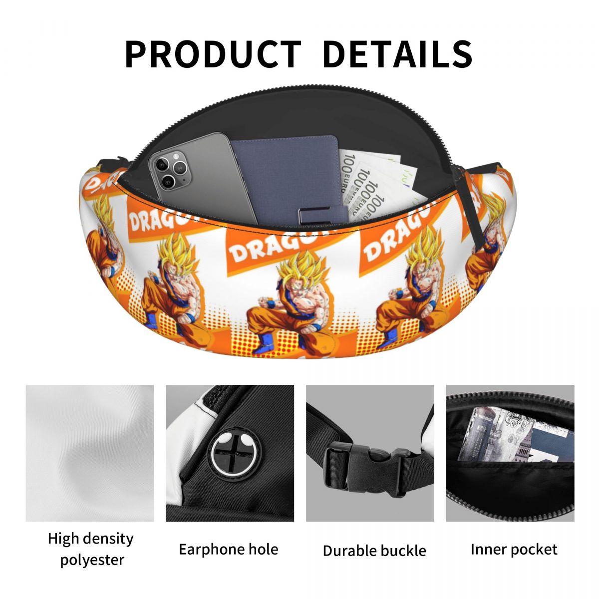 กระเป๋าคาดเอว DBZ G-Gokues ลาย - Women'S Running Accessories บทวิจารณ์และราคา