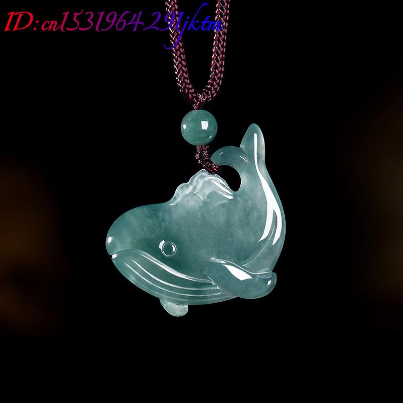 จี้สร้อยคอหยกพม่าแท้รูปปลาวาฬ  - Women Accessories Jewelry บทวิจารณ์และราคา