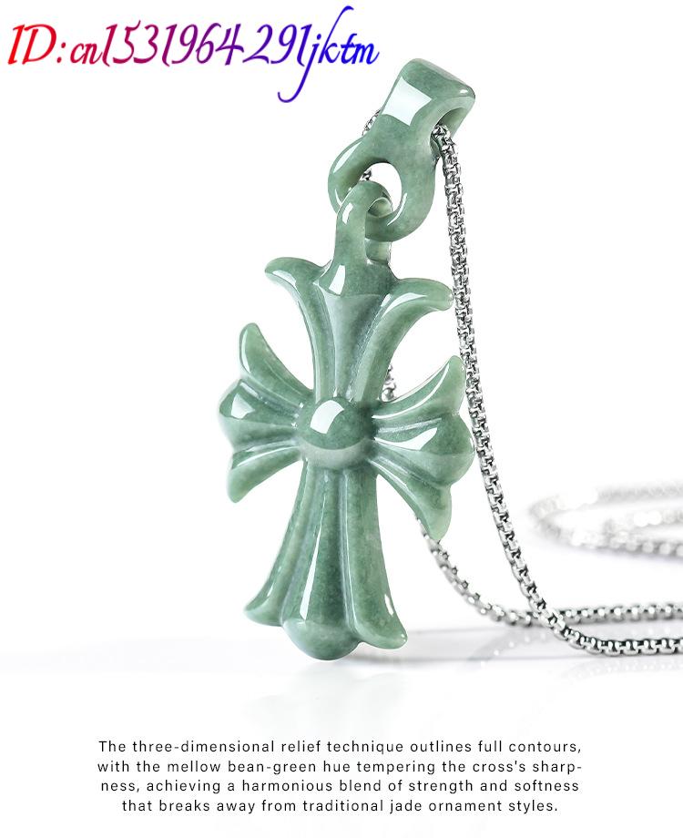 จี้สร้อยคอหยกพม่าแท้รูปทรงกางเ - Women Accessories Jewelry บทวิจารณ์และราคา
