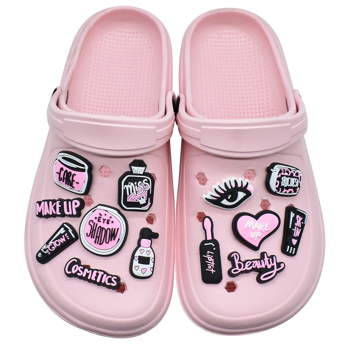 ความงามสีชมพูแต่งหน้ารองเท้า C - Women'S Accessories Crocs บทวิจารณ์และราคา