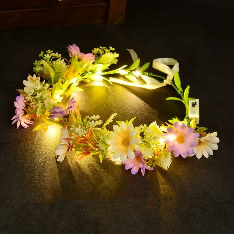 มงกุฎดอกไม้เรืองแสง LED ที่คาด - Women Accessories Photos บทวิจารณ์และราคา