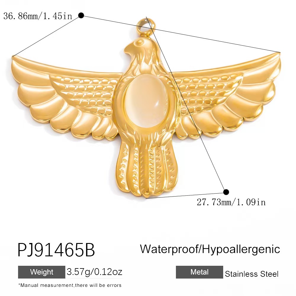 จี้รูปนกอินทรีสแตนเลสข้ามพรมแด - Women'S Eagles Accessories บทวิจารณ์และราคา