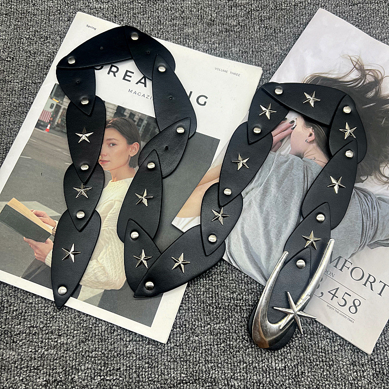 เข็มขัดหัวเข็มขัดลายดาววินเทจล - Women'S Emo Accessories บทวิจารณ์และราคา