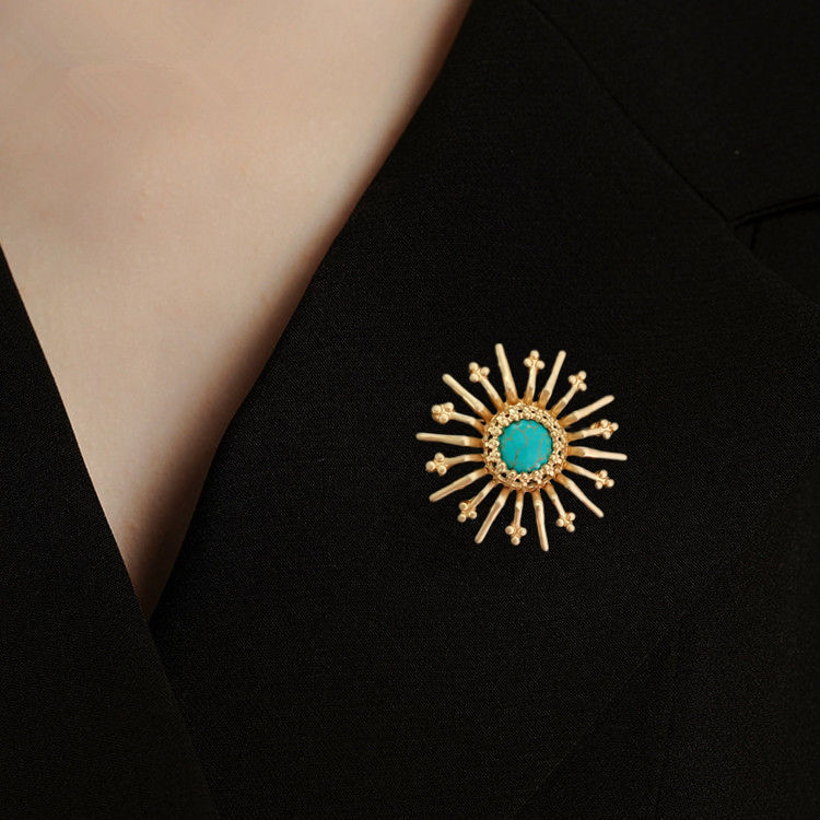 เข็มกลัดรูปพระอาทิตย์สีทองวินเ - Women Accessories Jewelry บทวิจารณ์และราคา