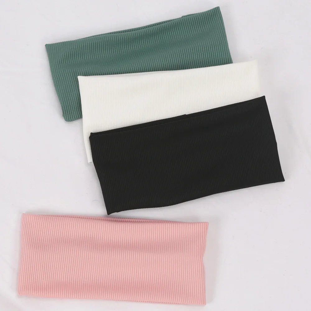 ที่คาดผมแบบกว้าง สีพื้น ผ้าคาด - Women'S Running Accessories บทวิจารณ์และราคา