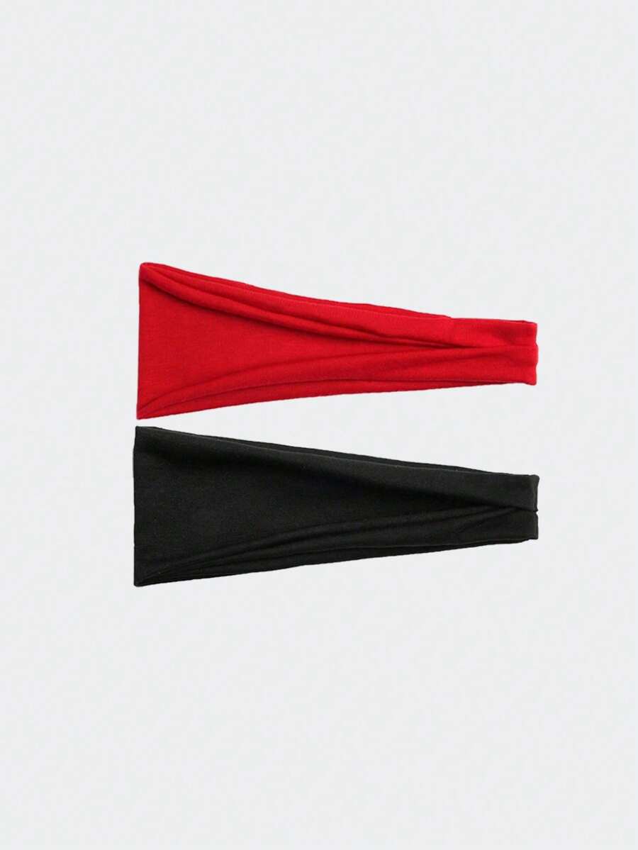 ที่คาดผมกีฬาโยคะสีพื้น 2 ชิ้น, - Women'S Running Accessories บทวิจารณ์และราคา