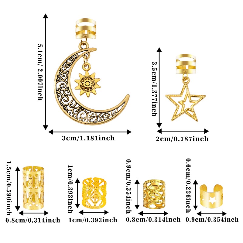 แหวนโลหะผสม 45 ชิ้น พร้อมจี้รู - Women'S African Accessories บทวิจารณ์และราคา