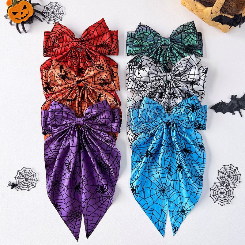 กิ๊บติดผมลายใยแมงมุมฮาโลวีน สไ - Women'S Emo Accessories บทวิจารณ์และราคา