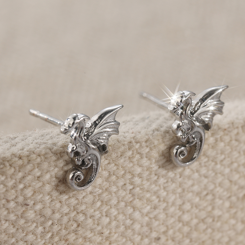 ต่างหูเงินรูปมังกรน้อยน่ารัก ด - Women'S Accessories Gift Ideas บทวิจารณ์และราคา