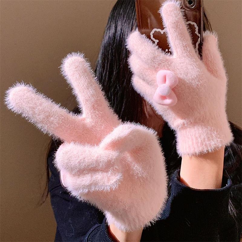 ถุงมือตุ๊กตาโบว์น่ารักหวานๆ สำ - Women'S Accessories Gift Ideas บทวิจารณ์และราคา