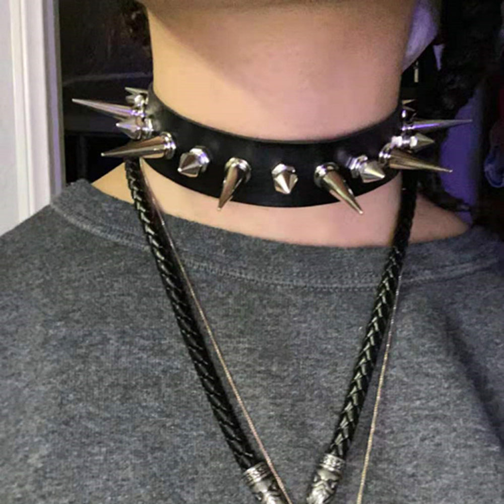 สร้อยคอแบบโชคเกอร์คอสเพลย์อีโม - Women'S Emo Accessories บทวิจารณ์และราคา